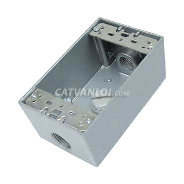 Hộp công tắc nổi đơn 3 lỗ